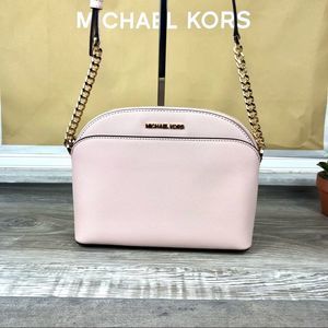 Michael Kors Dome Crossbody Bag Pink